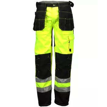 NWC Hitra craftsman trousers, Hi-vis Yellow/Black