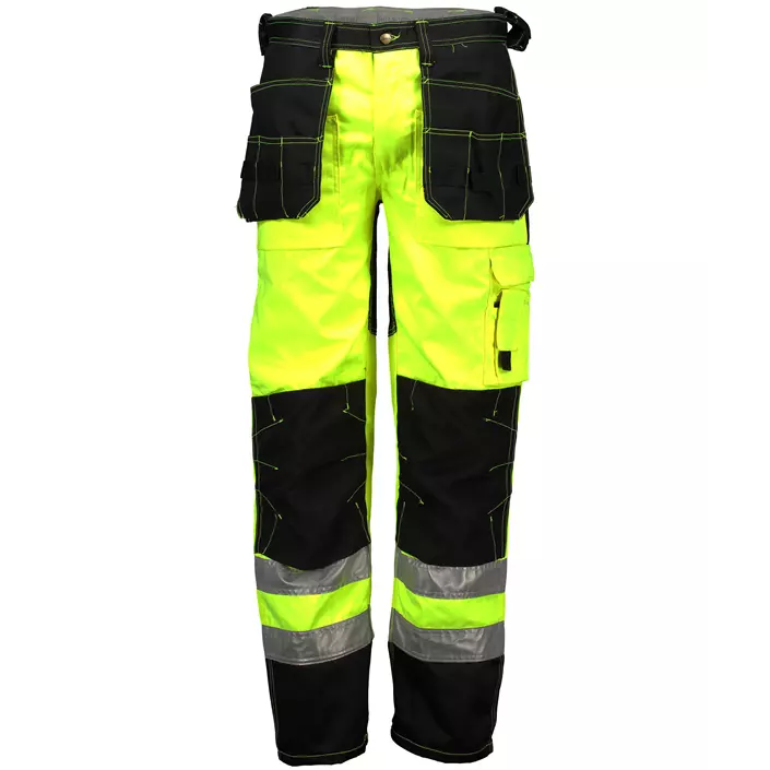 NWC Hitra craftsman trousers, Hi-vis Yellow/Black, large image number 0