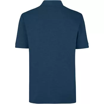 ID PRO Wear Poloshirt mit Brusttasche, Blau Melange