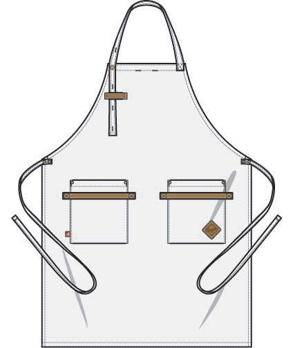 Segers 4093 br&ouml;stlappsf&ouml;rkl&auml;de, Svart, Svart, large image number 5