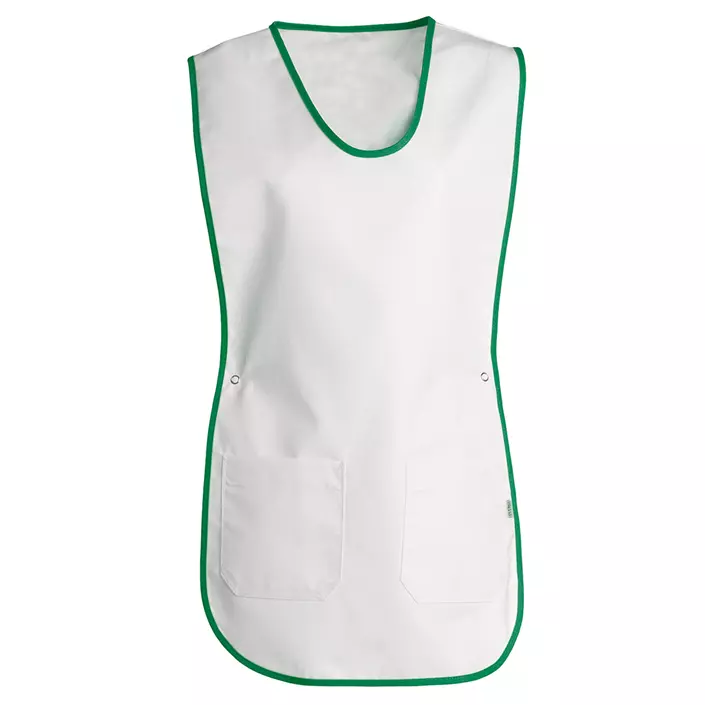 Nybo Workwear Dolly sandwich apron, White/Green, large image number 0