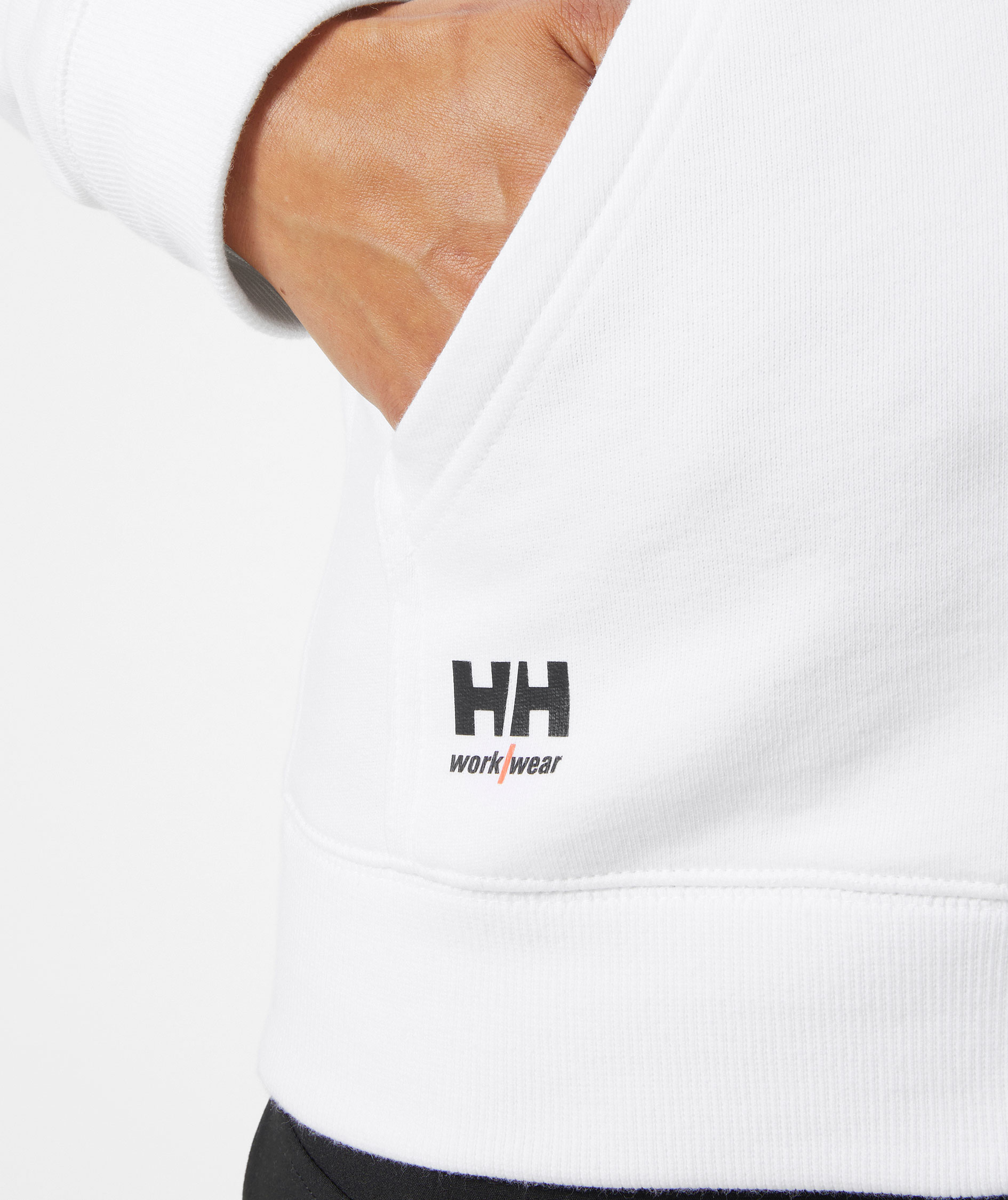 Helly Hansen Classic hoodie med dragkedja dam, White, large image number 5