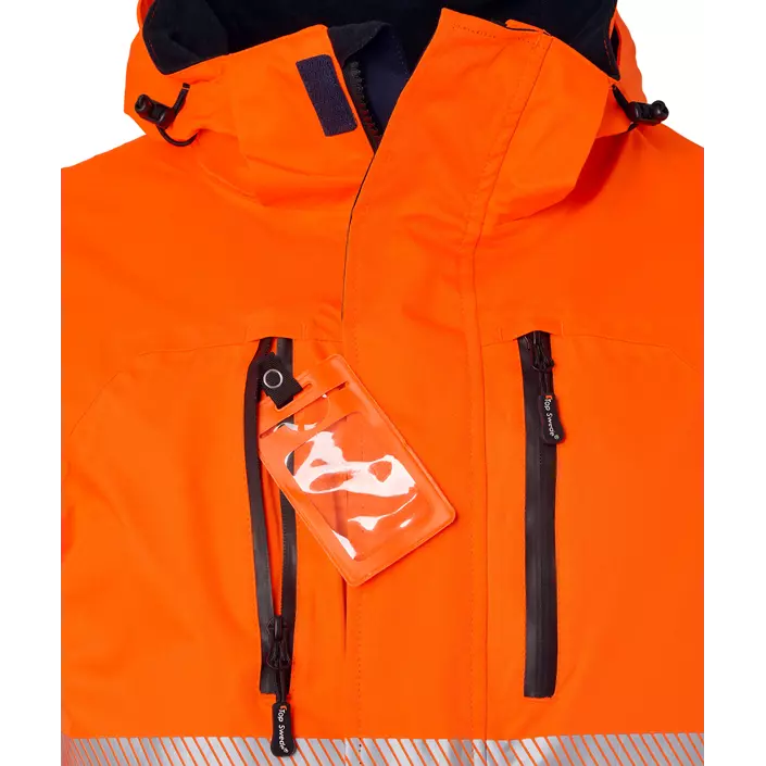 Top Swede 3-in-1 winter jacket 127, Hi-Vis Orange/Navy, large image number 8