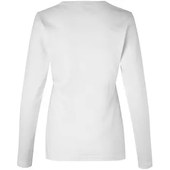 ID Interlock  Langärmliges Damen T-shirt, Weiß