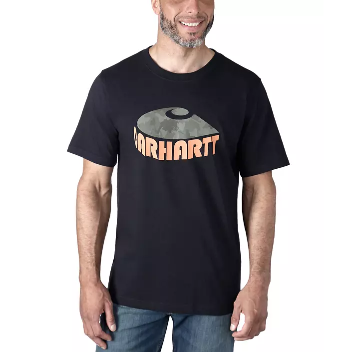 Carhartt Camo Graphic T-skjorte, Black, large image number 1