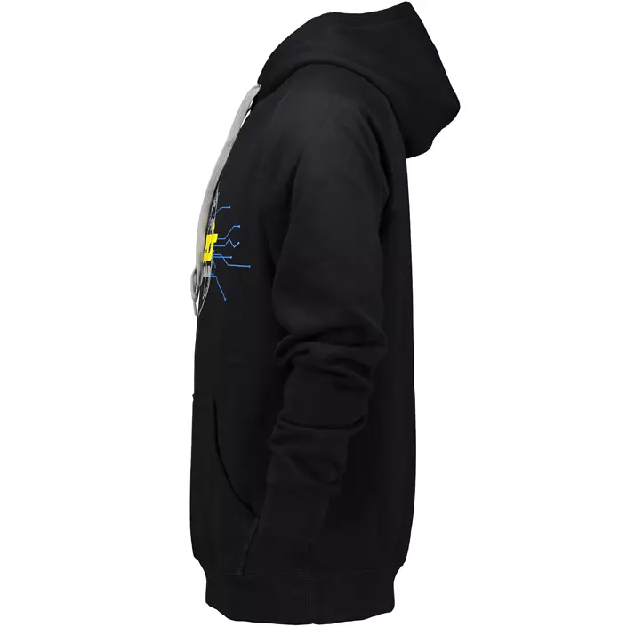 Snickers logo hoodie 2800, Black, large image number 2