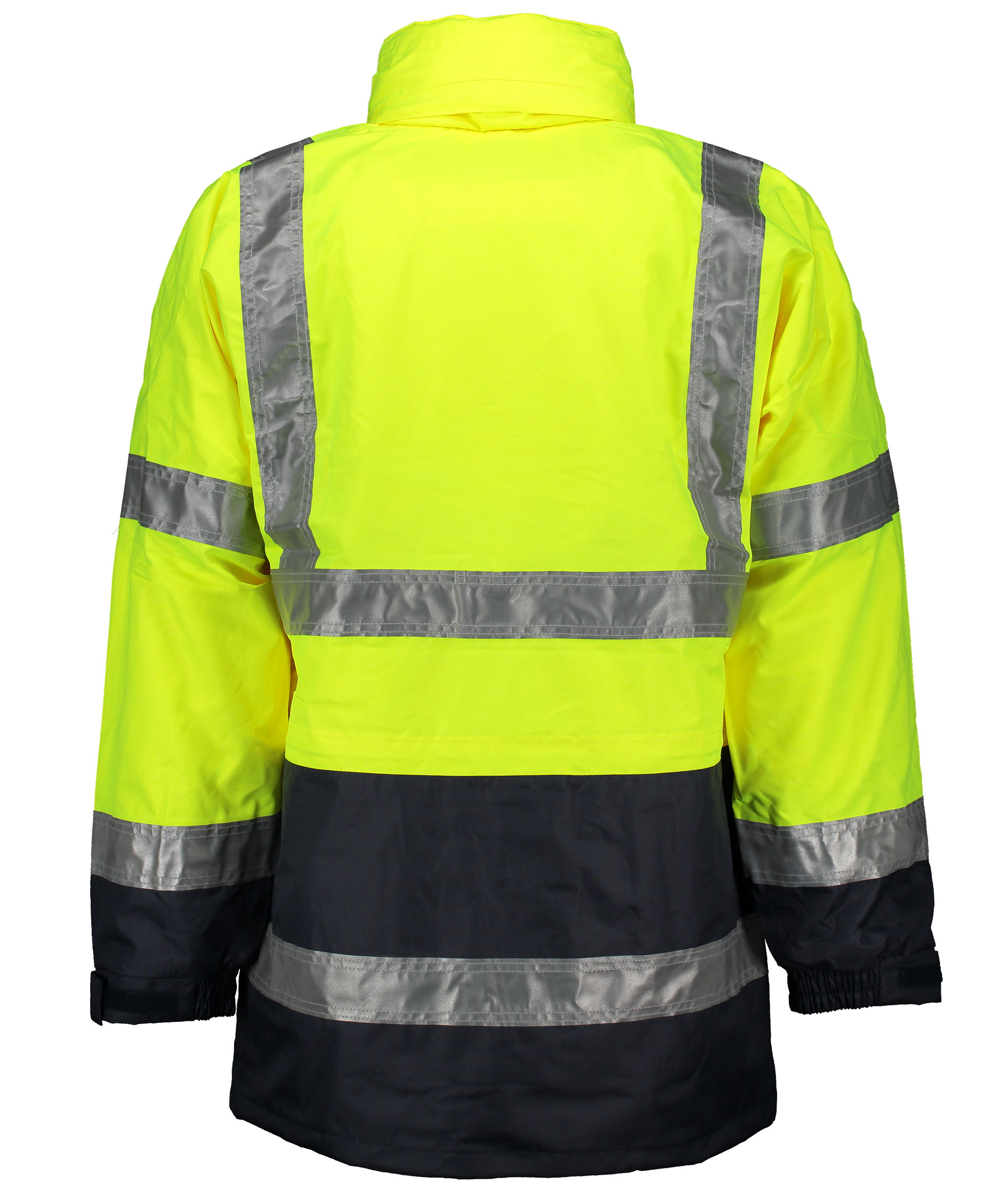 Ocean 4-in-1-Winterjacke, Hi-vis gelb/marine, large image number 2
