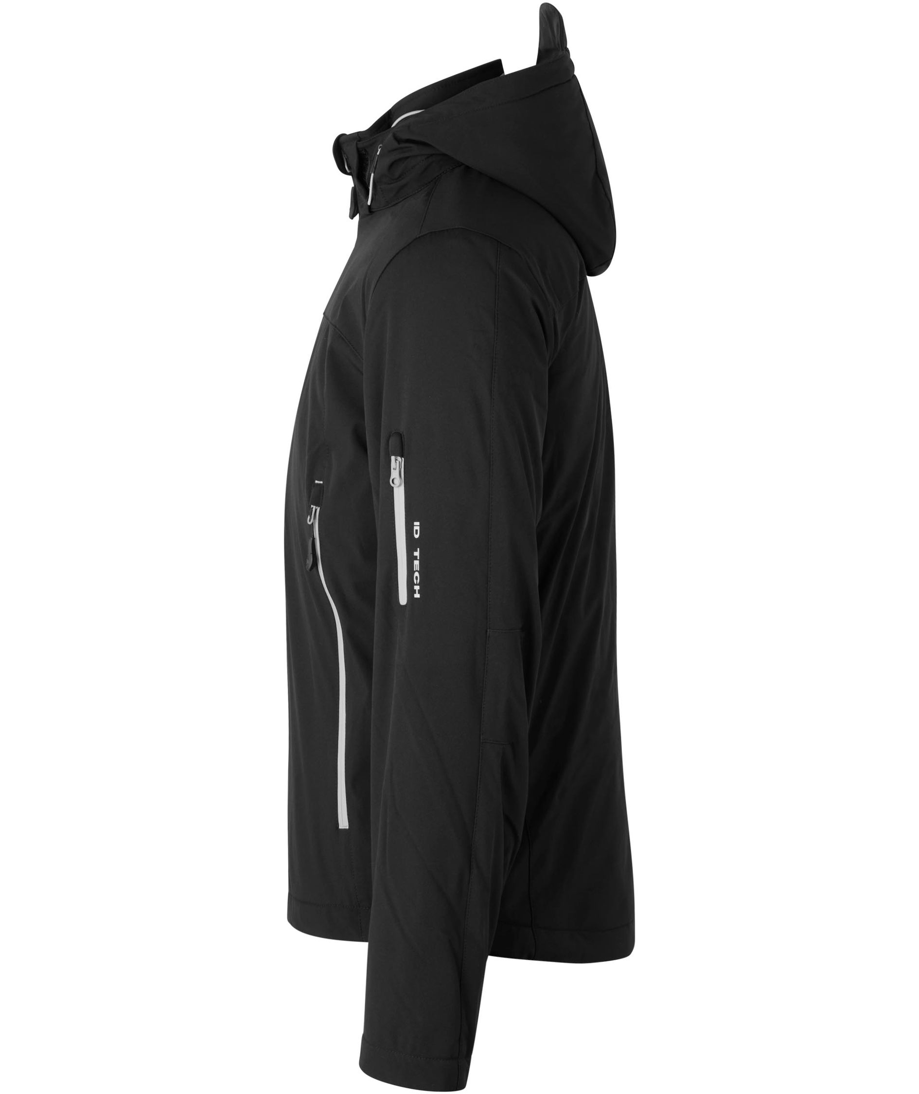 ID winter softshell jacket, Black, large image number 2