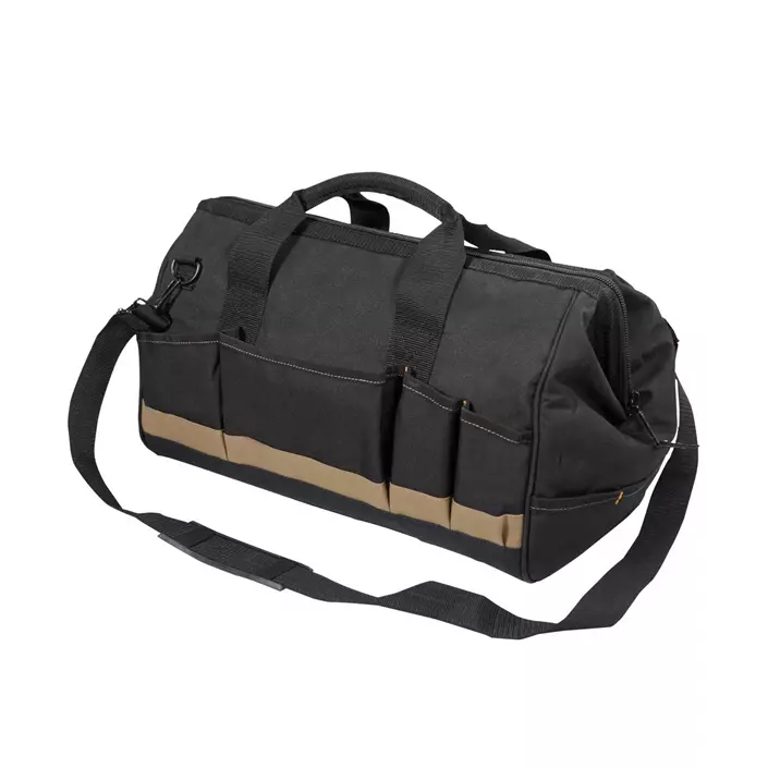 CLC Work Gear 1163 BigMouth® large tool bag, Black/Brown, Black/Brown, large image number 1