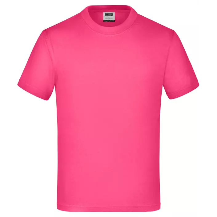 James & Nicholson Junior Basic-T T-shirt for kids, Rosa, large image number 0