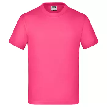 James & Nicholson Junior Basic-T T-shirt for barn, Rosa