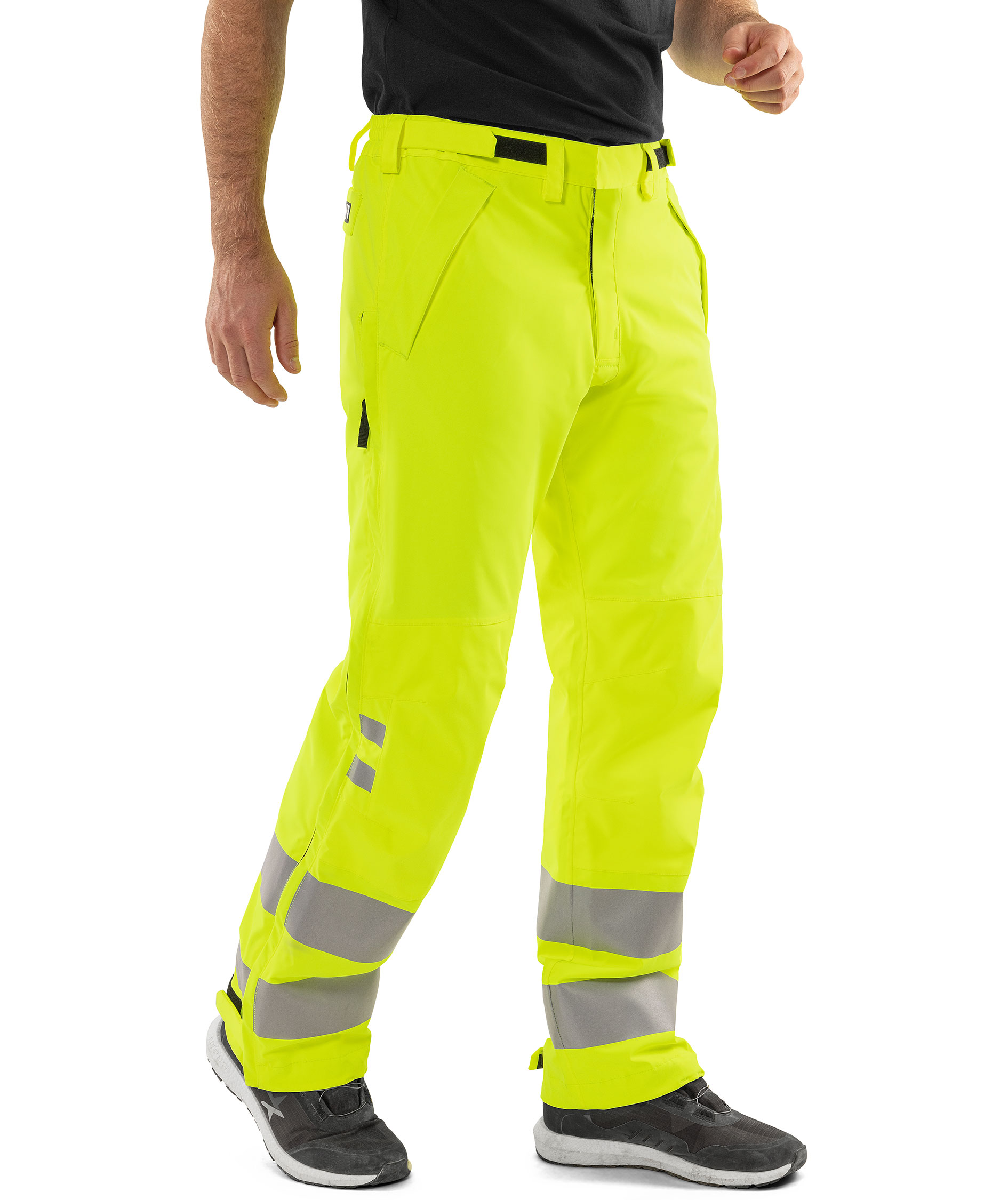 Fristads shell trousers 2680 GLPS, Hi-Vis Yellow, large image number 1