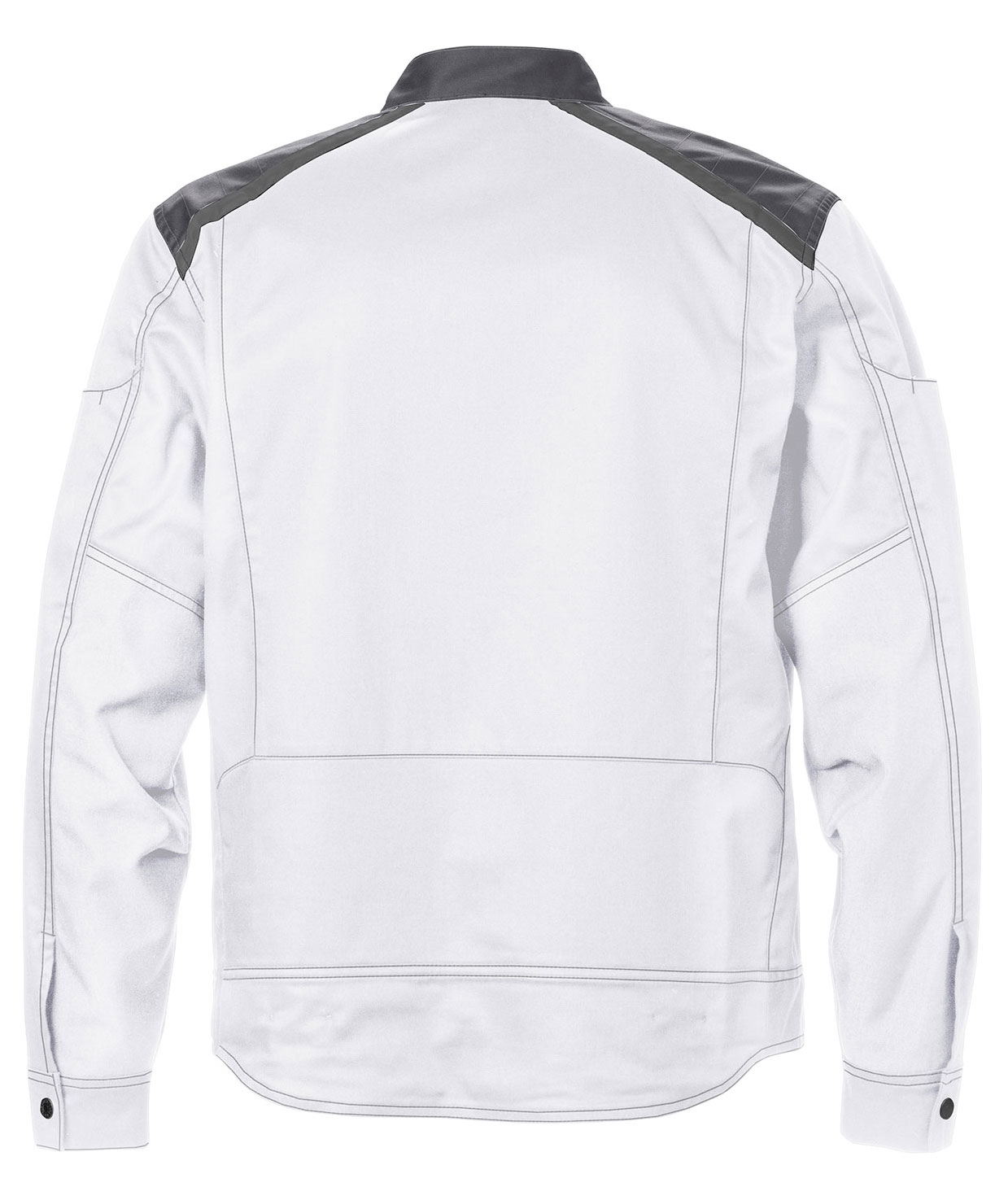 Fristads arbetsjacka 4555, Vit/Gr&aring;, large image number 1