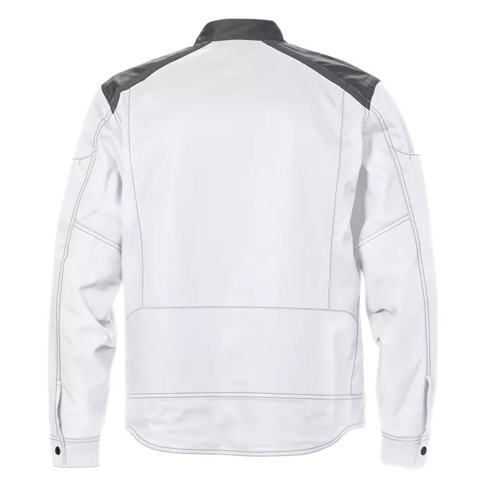 Fristads arbejdsjakke 4555, Hvid/Grå, large image number 1