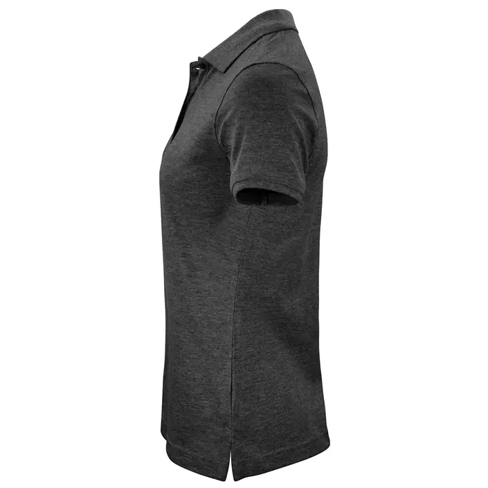 Clique Classic Damen Poloshirt, Anthracite melange, large image number 2