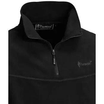 Pinewood Tiveden fleece pullover, Black