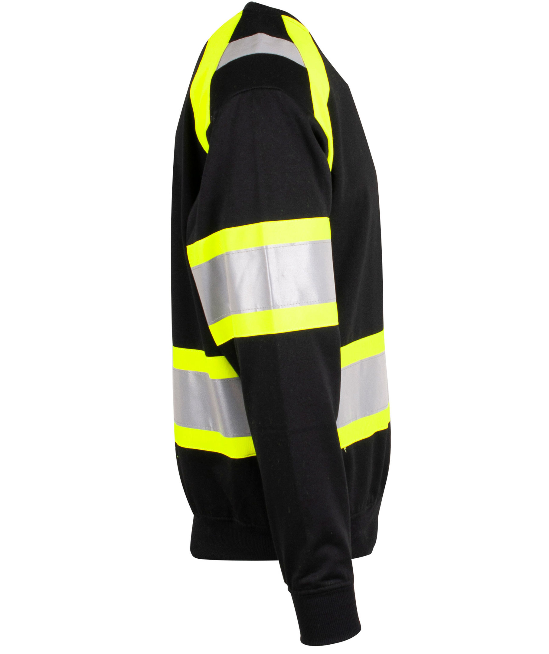 YOU S&ouml;derhamn  sweatshirt with reflectors, Black/Yellow, large image number 2