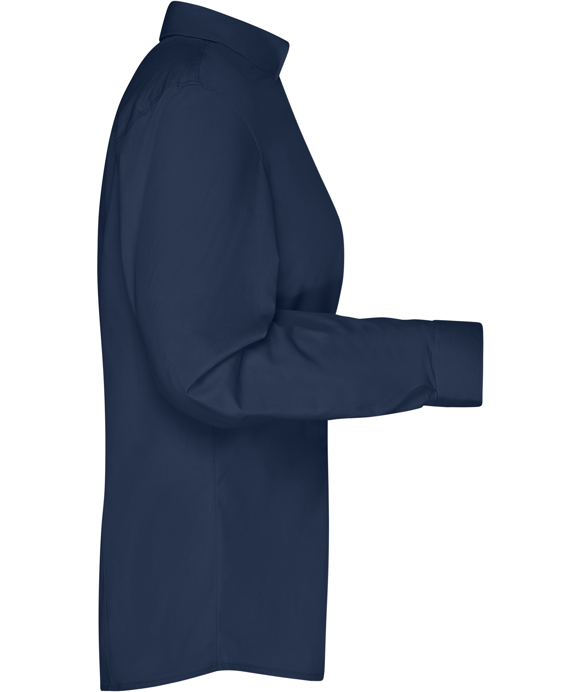 James & Nicholson modern fit dameskjorte, Navy, large image number 2