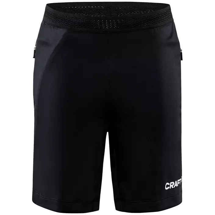 Craft Evolve Zip Pocket shorts for barn, Svart, large image number 0
