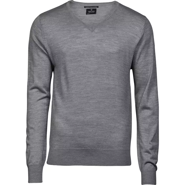 Tee Jays strikket tröja, Ljusgrå, large image number 0