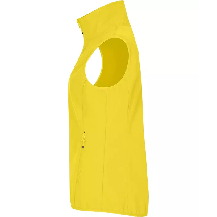 Clique Classic women's softshell vest, Yellow, large image number 3