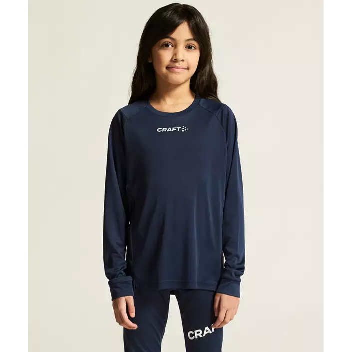 Craft Rush langärmliges T-Shirt für Kinder, Navy, large image number 5
