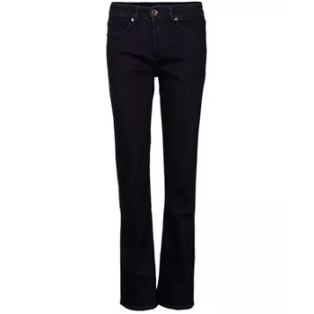 Claire Woman Janice jeans med kort benläng dam, Navy denim