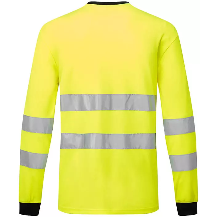 Portwest PW2 long-sleeved T-shirt, Hi-vis Yellow/Black, large image number 1