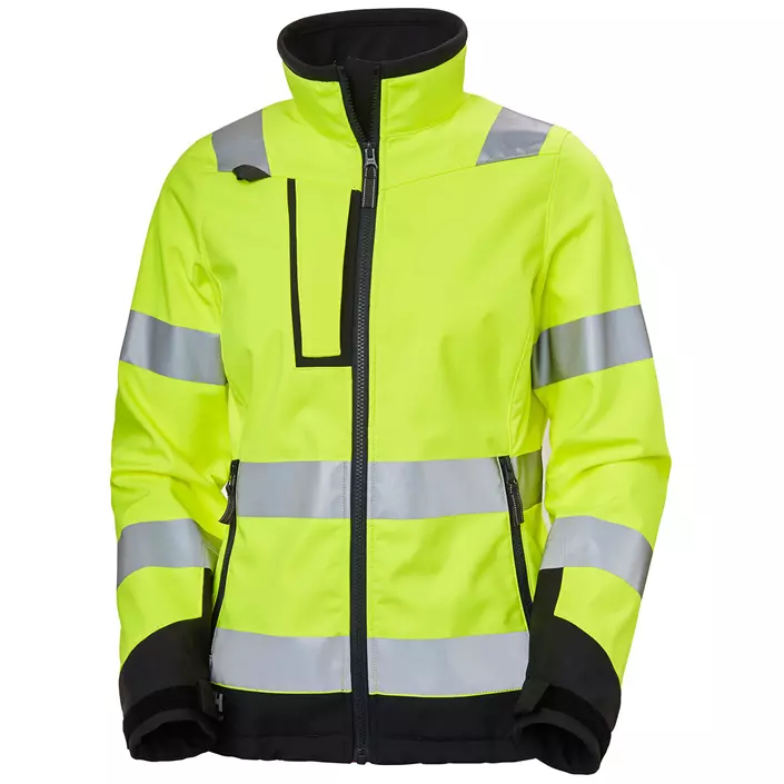 Helly Hansen Luna women´s softshell jacket, Hi-vis yellow/charcoal, large image number 0