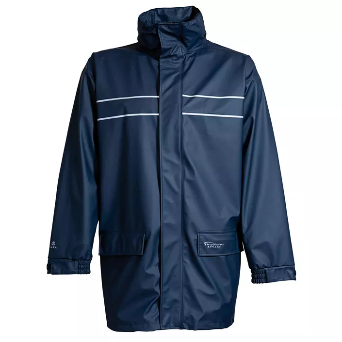 Elka Dry Zone D-Lux rain PU raincoat, Marine Blue, large image number 0