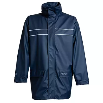 Elka Dry Zone D-Lux rain PU raincoat, Marine Blue