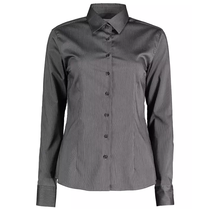 Seven Seas Fine Twill California modern fit dameskjorte, Mørkegrå, large image number 0