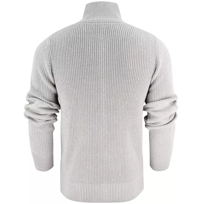 James Harvest Flatwillow stickad tröja, Grey melange, large image number 1