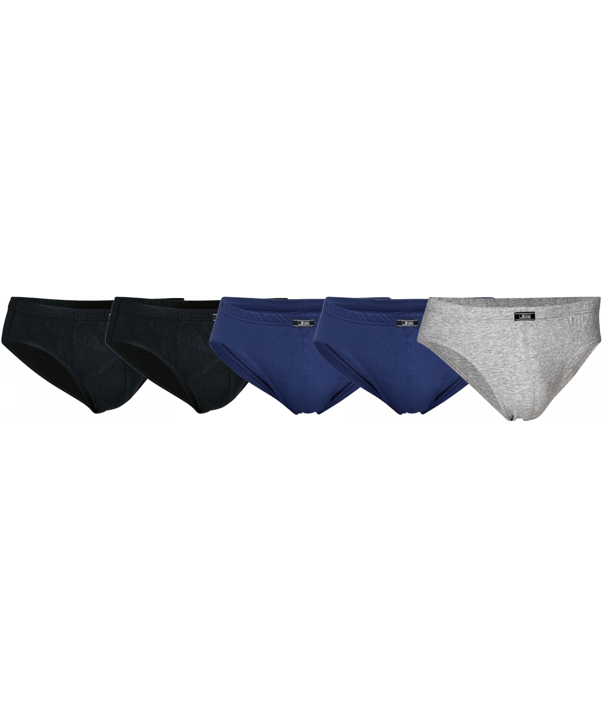 JBS 5-pack briefs, Multicolored, Multicolored, swatch