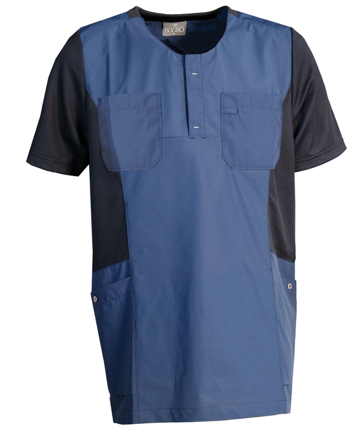 Nybo Workwear Sporty Mix smock, Navy, Navy, swatch