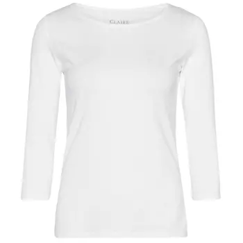 Claire Woman Alba dame T-shirt, Hvid