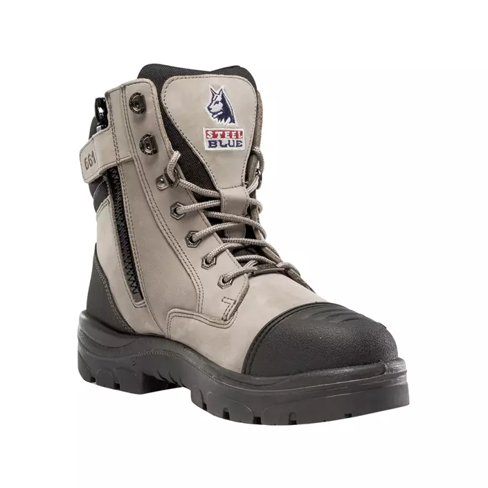 Steel Blue Southern Cross Zip safety boots S3, Light grey, large image number 0