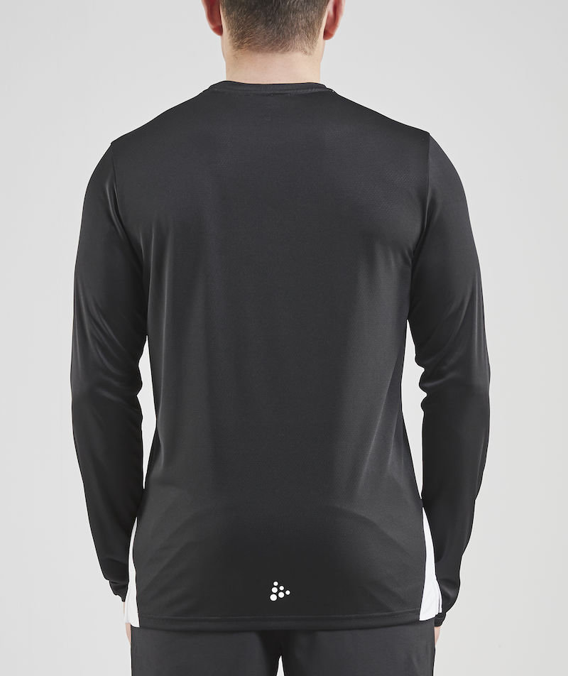 Craft Pro Control Impact long-sleeved T-shirt, Black/White, large image number 3