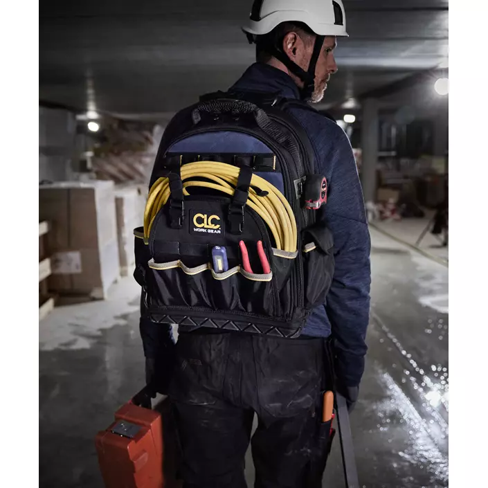 CLC Work Gear 1133 Premium tool backpack 27L, Black, Black, large image number 2