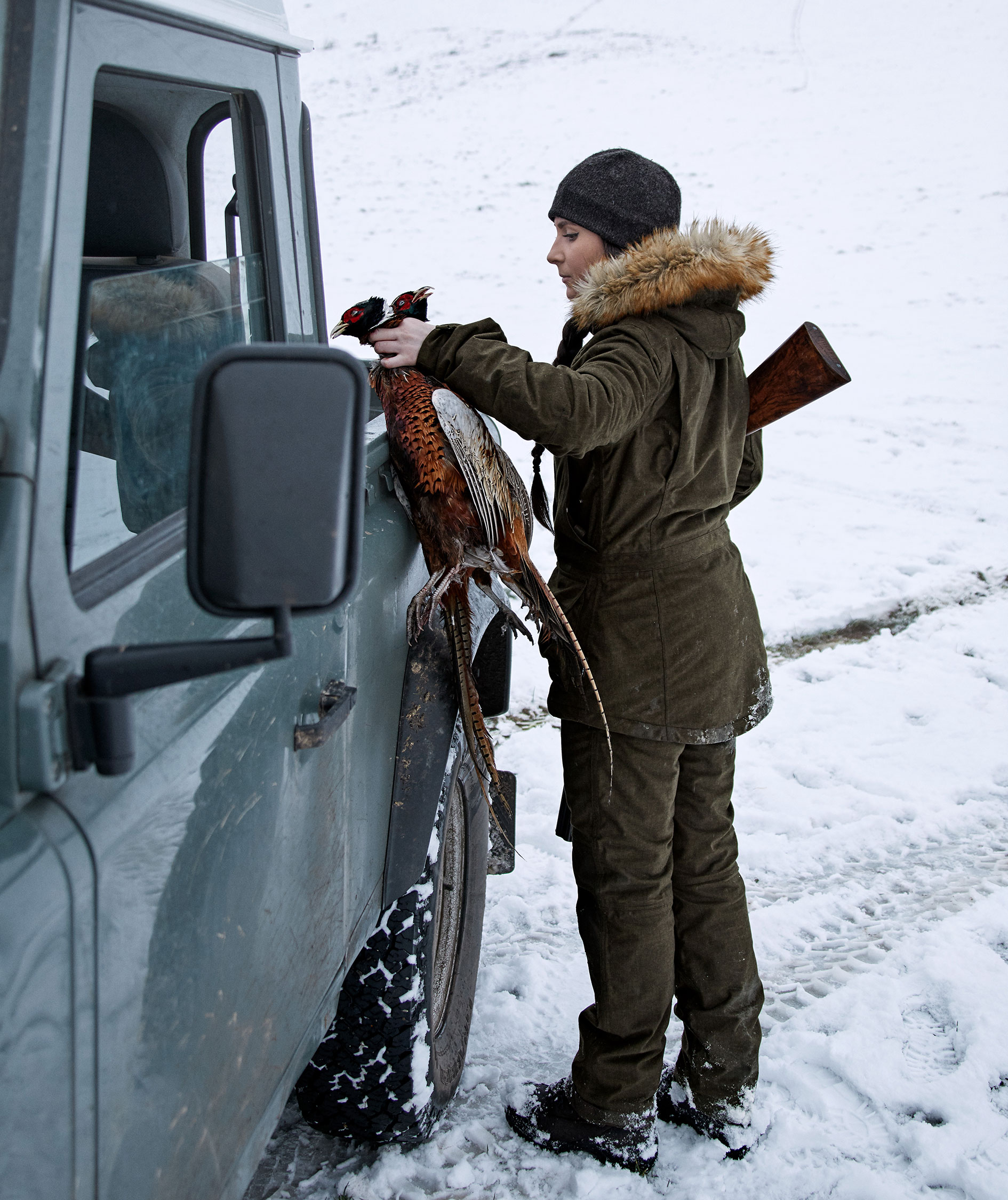 Seeland North women's trousers, Pine green