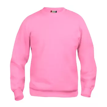 Clique Basic Roundneck Sweatshirt, Hell Pink