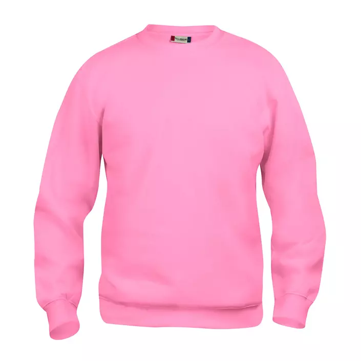 Clique Basic Roundneck trøje, Lys Pink, large image number 0