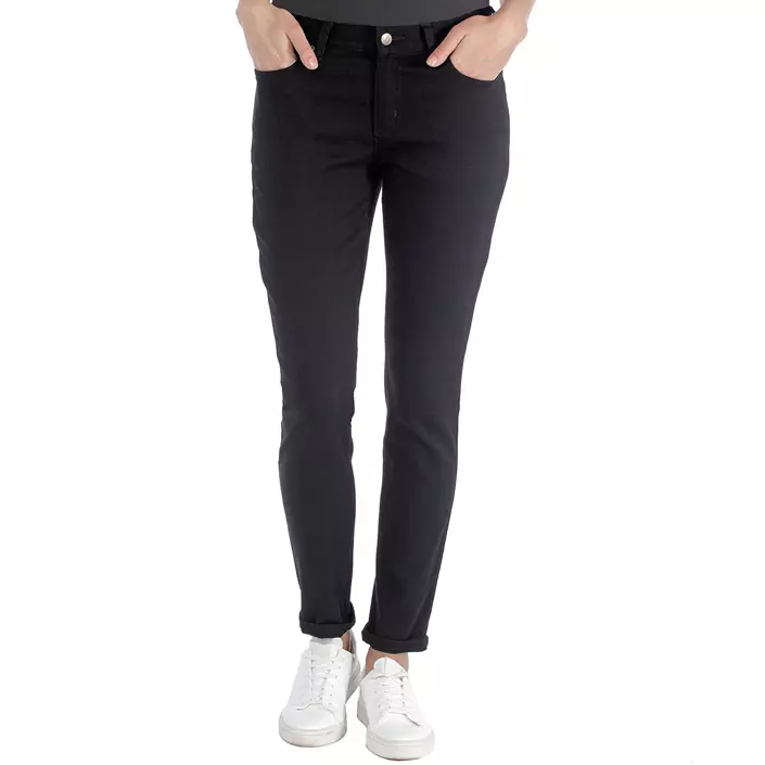 Carhartt Slim-fit Layton Denim jeans dam, Onyx, large image number 2