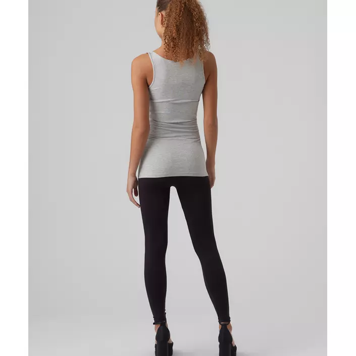 Vero Moda VMMAXI MY SOFT lång linne dam, Light Grey Melange, large image number 2