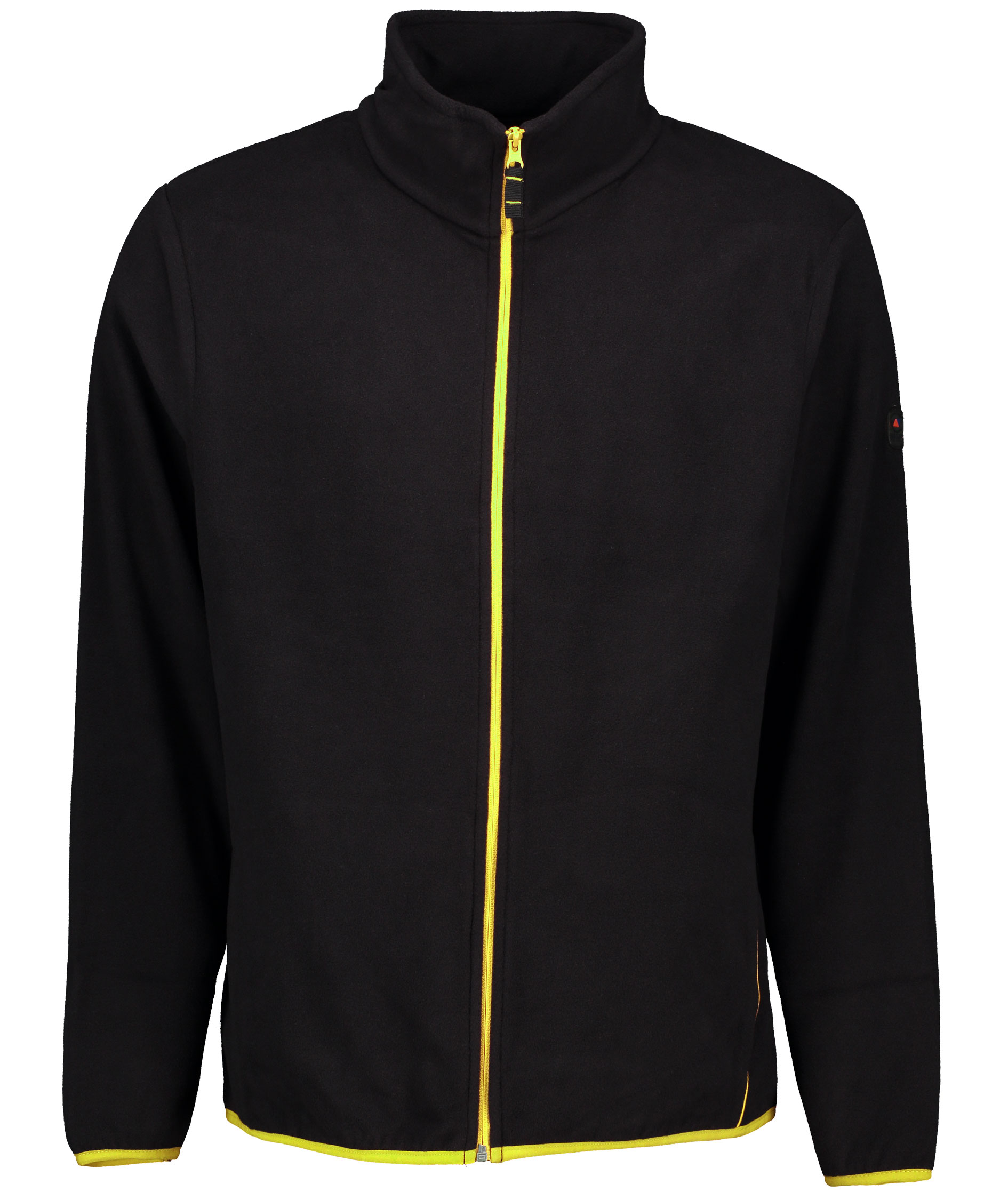 Terrax fleece jacket, Black/Lime