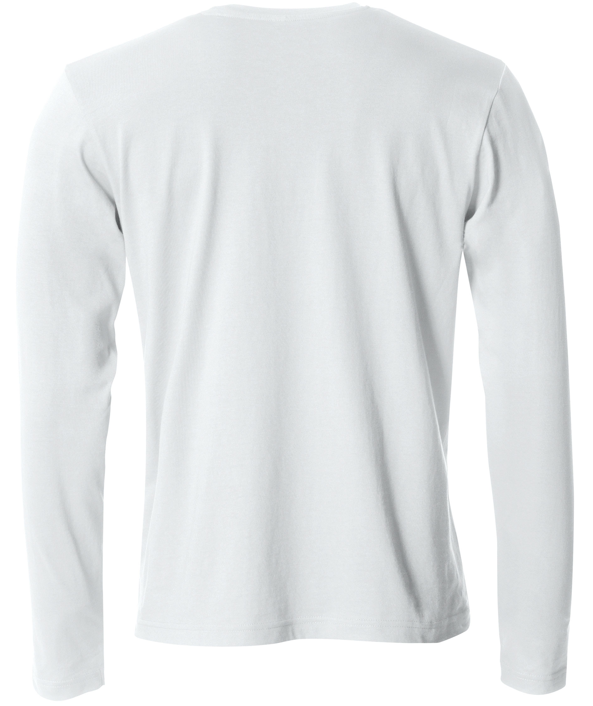 Clique Basic-T l&aring;ng&auml;rmad T-shirt, White