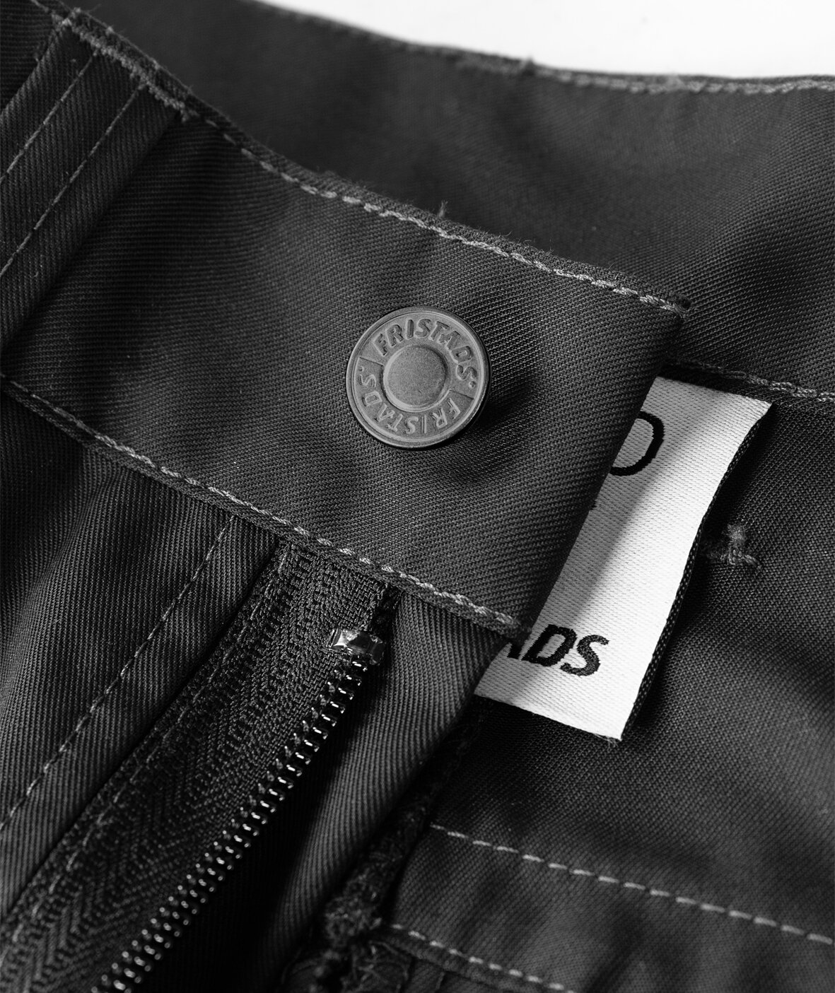 Fristads Green dame servicebukse 2689 GRT, Svart, large image number 3