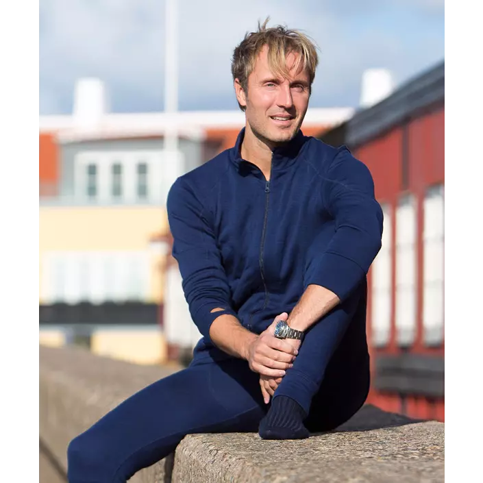 Joha Johansen Sato långärmad underställströja, Blå, large image number 2