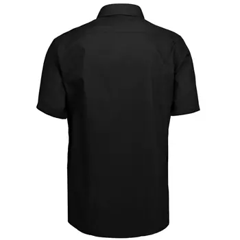Seven Seas modern fit Popeline kurzärmeliges Hemd, Schwarz