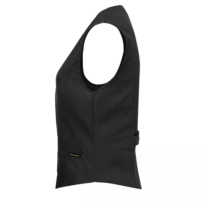 Karlowsky Lena women's server waistcoat, Black, large image number 3